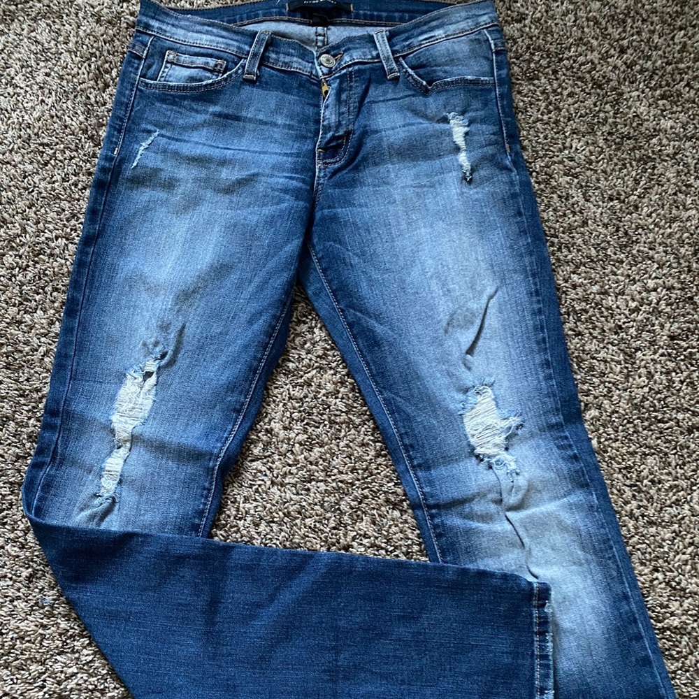 Distressed ankle Jeans